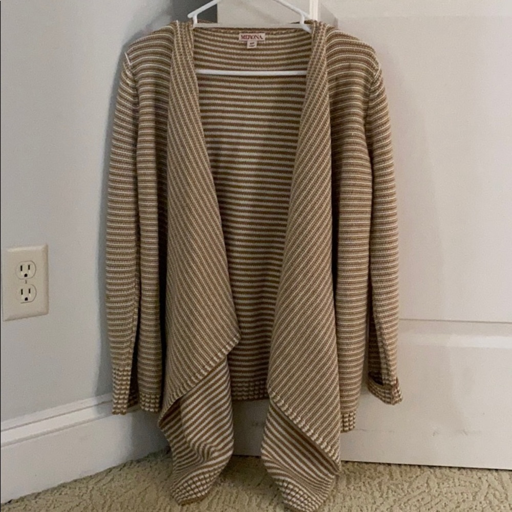 Striped Cardigan Sweater